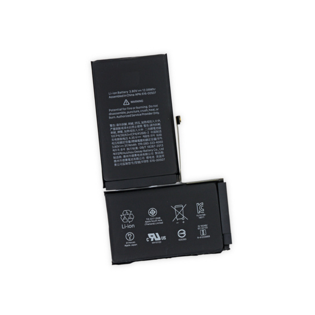 iPhone XS Battery + Adhesive Tape - Premium Quality